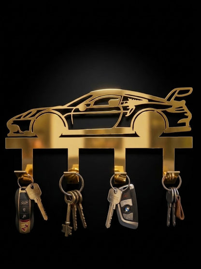 GT3 Car Key Chain Holder in Acrylic Plastic.