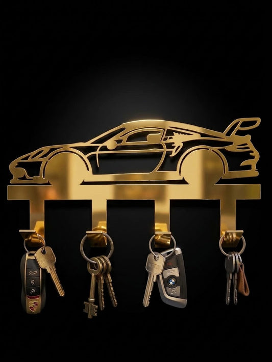 GT3 Car Key Chain Holder in Acrylic Plastic.